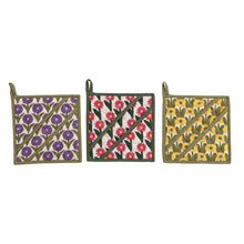 Load image into Gallery viewer, Cotton Slub Pot Holder, 8&quot; | Lavender

