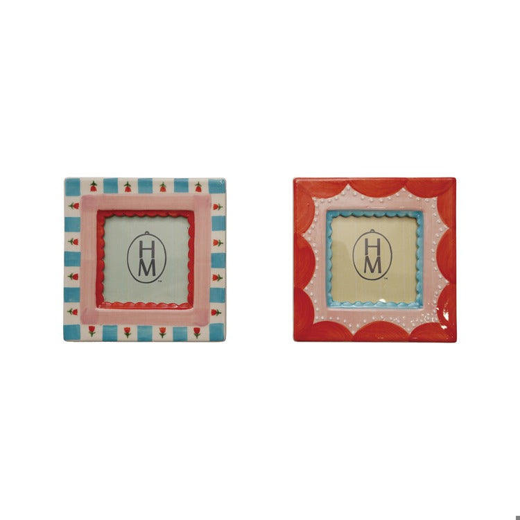 Square Stoneware Frame, 4.5
