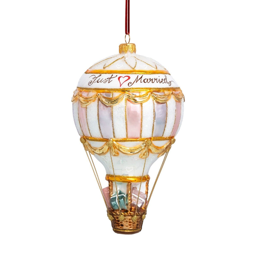 Wedding Hot Air Balloon Ornament