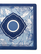 Load image into Gallery viewer, Blue Botanical Mahjong Mat
