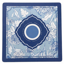 Load image into Gallery viewer, Blue Botanical Mahjong Mat
