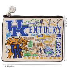 Load image into Gallery viewer, University of Kentucky Collegiate Zip Pouch
