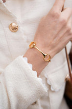 Load image into Gallery viewer, Snaffle Bit Cuff, 18K Plated
