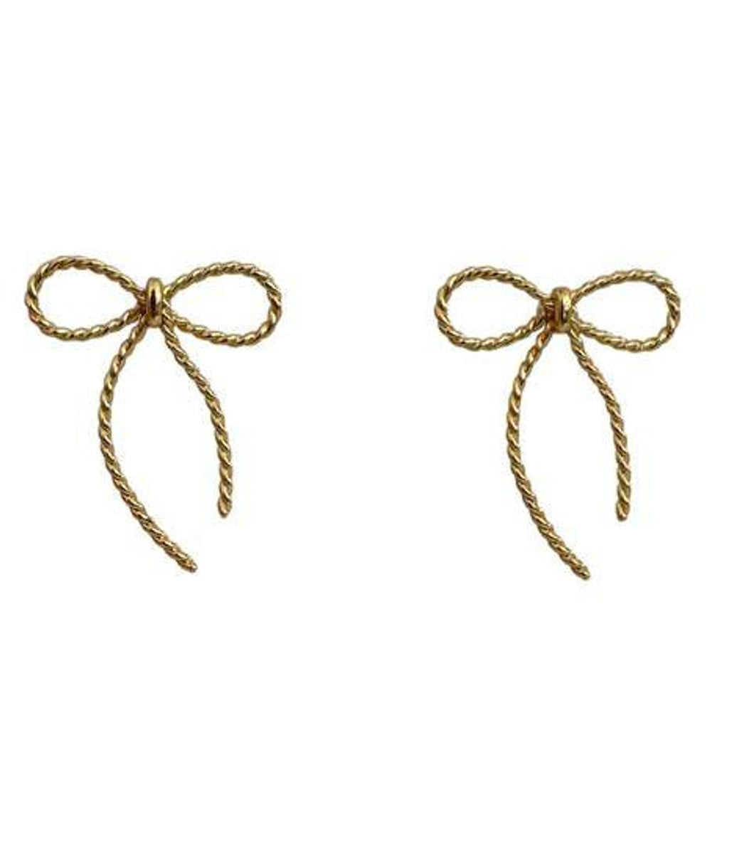 Mini Tory Bow Earring