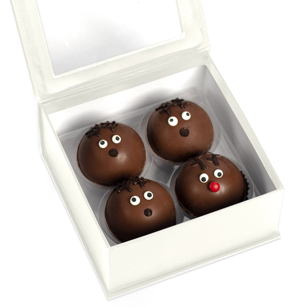 Santa's Reindeer Milk Chocolate Hot Cocoa Bombs