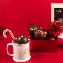 Load image into Gallery viewer, Santa&#39;s Reindeer Milk Chocolate Hot Cocoa Bombs
