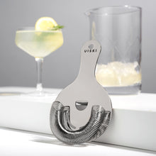 Load image into Gallery viewer, Viski Harrison Hawthorne Strainer in Stainless Steel
