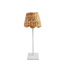Load image into Gallery viewer, Scalloped Water Hyacinth Lampshade

