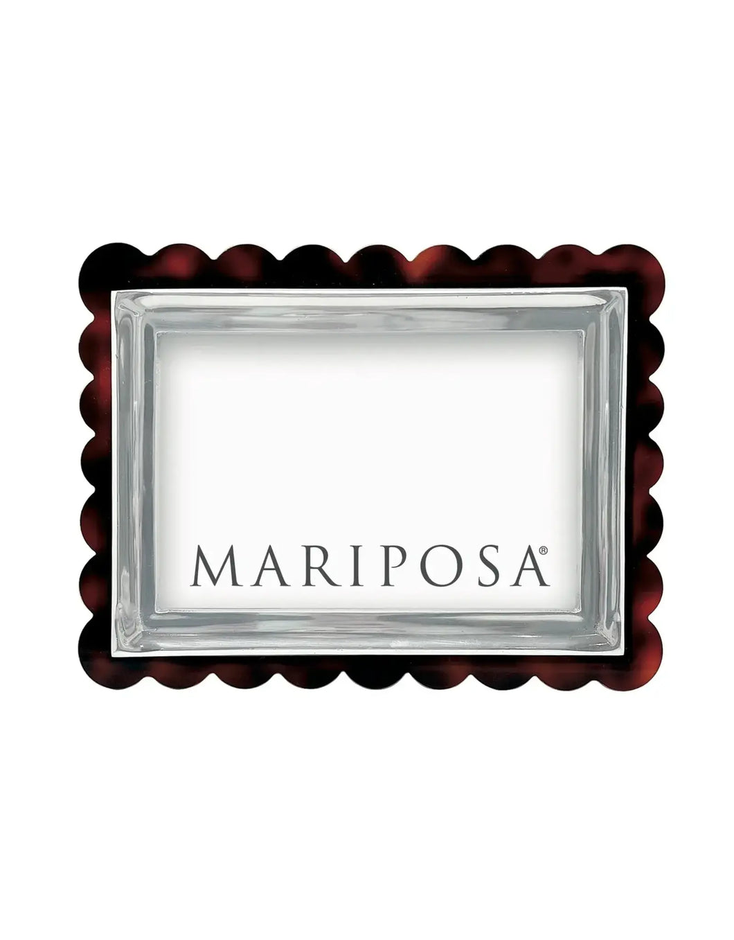 Tortoise Scallop Signature Frame, 4x6