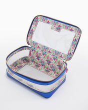 Load image into Gallery viewer, Metallic Blue Tile Storage Bag
