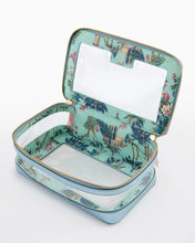 Load image into Gallery viewer, Metallic Light Blue Tile Storage Bag
