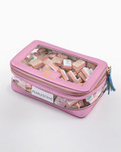 Load image into Gallery viewer, Metallic Light Pink Tile Storage Bag
