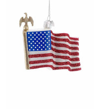 Load image into Gallery viewer, Noble Gems™ American Flag Glass Ornament
