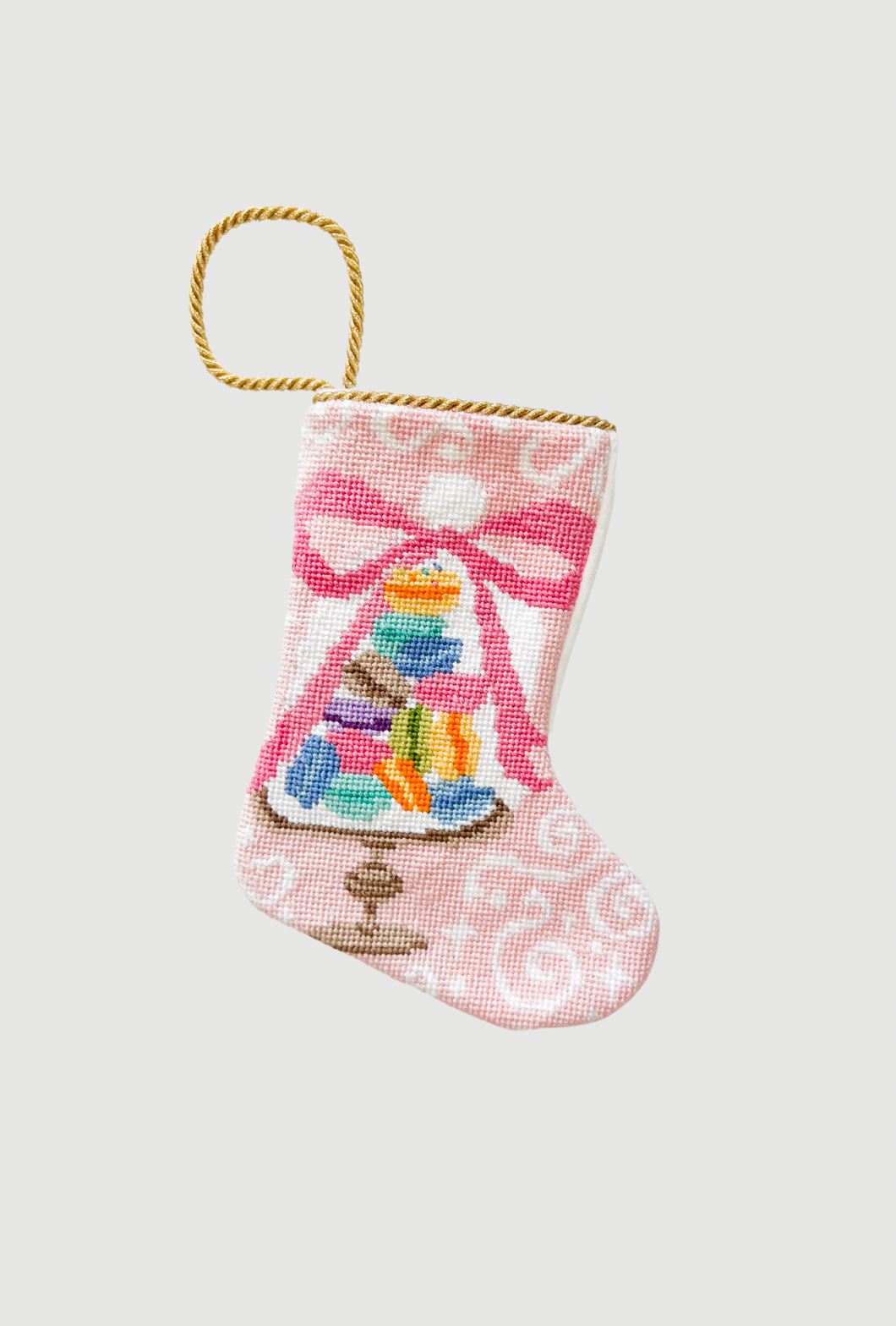 Bon Appetit Macarons Bauble Stocking