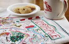 Load image into Gallery viewer, North Pole City Dish Towel
