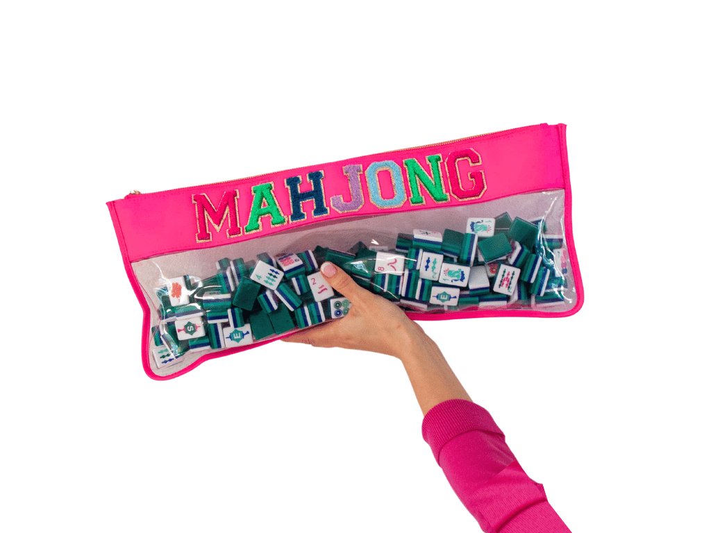 Pink Mahjong Bag