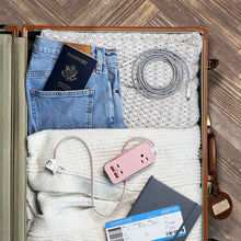 Load image into Gallery viewer, Power Trip Outlet + Usb Travel Charging Station, Natural
