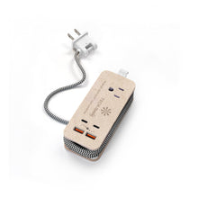Load image into Gallery viewer, Power Trip Outlet + Usb Travel Charging Station, Natural
