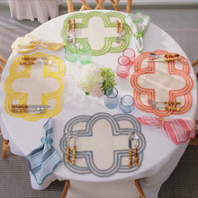 Load and play video in Gallery viewer, Berry &amp; Thread Melamine Dinner Plate Set/4, Assorted
