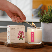 Load image into Gallery viewer, Somerset Thyme Plant The Box Candle
