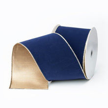 Load image into Gallery viewer, Royal Blue Suede Ribbon, 4"
