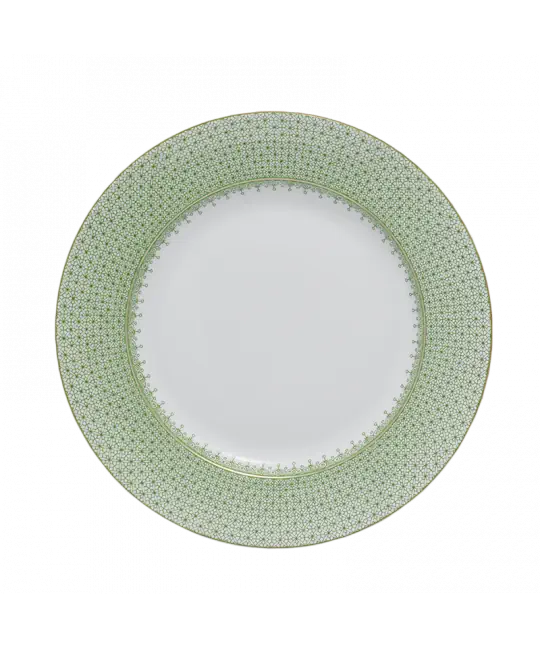 Apple Green Lace Dinner Plate