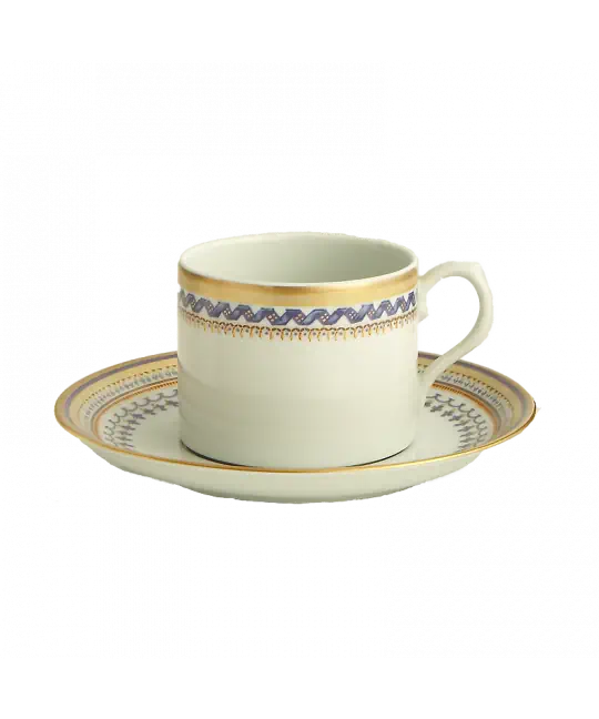 Chinoise Blue Tea Cup & Saucer