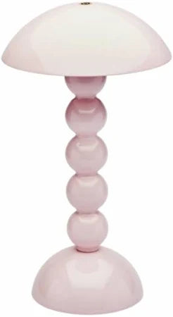 Bobbin Wireless LED Lamp, Pale Pink