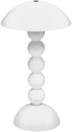 Bobbin Wireless LED Lamp, White