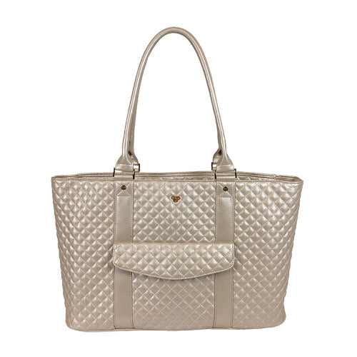 VIP Travel Tote, Pearl Quilted
