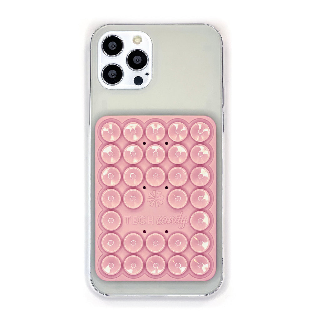 Stick 'Em Up 2-sided Phone Suction Pad, Pink