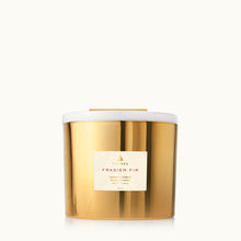 Load image into Gallery viewer, Frasier Fir Gold 3-wick candle

