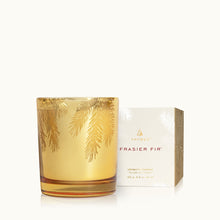Load image into Gallery viewer, Frasier Fir Gilded Gold Poured Candle, 6.5oz

