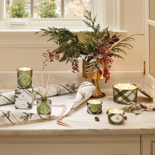Load image into Gallery viewer, Frasier Fir Frosted Plaid 6.5 oz Poured Candle
