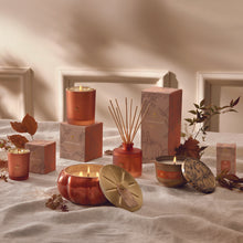 Load image into Gallery viewer, Pumpkin Laurel Poured Candle with Gold Lid, 6.5oz
