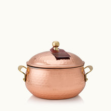 Load image into Gallery viewer, Simmered Cider Copper Pot 3-Wick Candle
