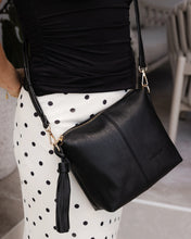 Load image into Gallery viewer, Kasey Stripe Crossbody Bag, Black
