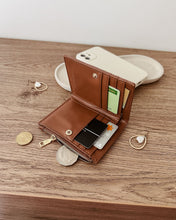 Load image into Gallery viewer, Lily Woven Wallet, Tan
