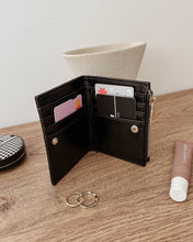 Load image into Gallery viewer, Lily Woven Wallet, Black
