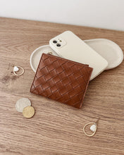 Load image into Gallery viewer, Lily Woven Wallet, Tan
