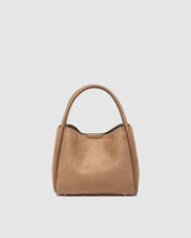 Load image into Gallery viewer, Steffie Suede Mini Tote Bag, Honey

