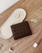 Load image into Gallery viewer, Lily Woven Wallet, Chocolate
