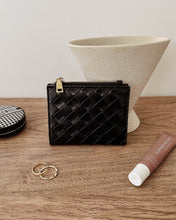 Load image into Gallery viewer, Lily Woven Wallet, Black
