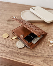 Load image into Gallery viewer, Lily Woven Wallet, Tan
