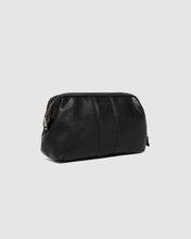 Load image into Gallery viewer, Albie Cosmetic Case, Saddle Black
