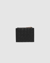 Load image into Gallery viewer, Lily Woven Wallet, Black
