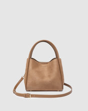 Load image into Gallery viewer, Steffie Suede Mini Tote Bag, Honey

