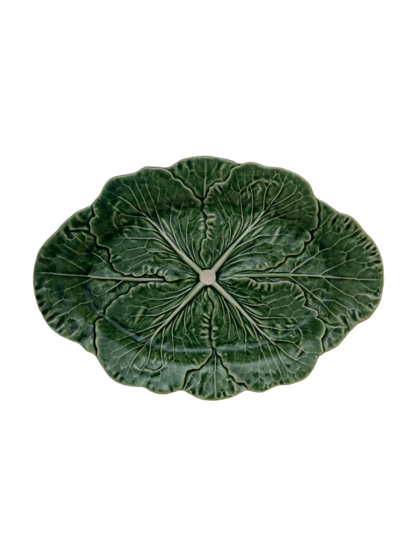 Natural Cabbage Oval Platter, 15