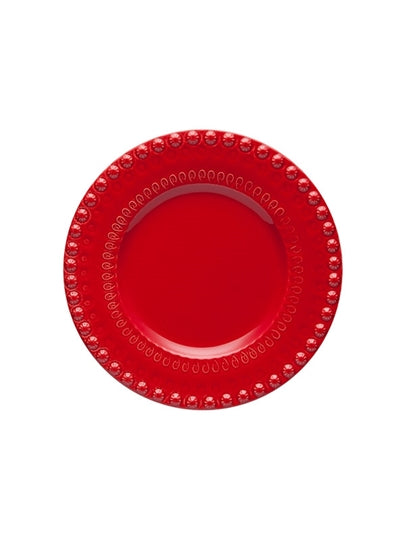 Fantasy Dessert Plate, Red