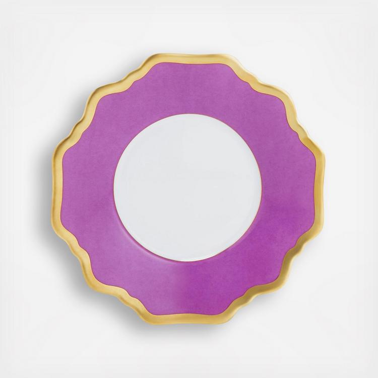 Anna's Palate Purple Orchid Saucer
